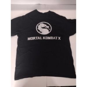Gildan Mortal Kombat X Black Graphic Tshirt Younth Size M